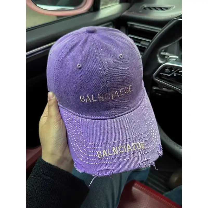 Maroon Embroidered Baseball Cap with Wide Brim — feature 7