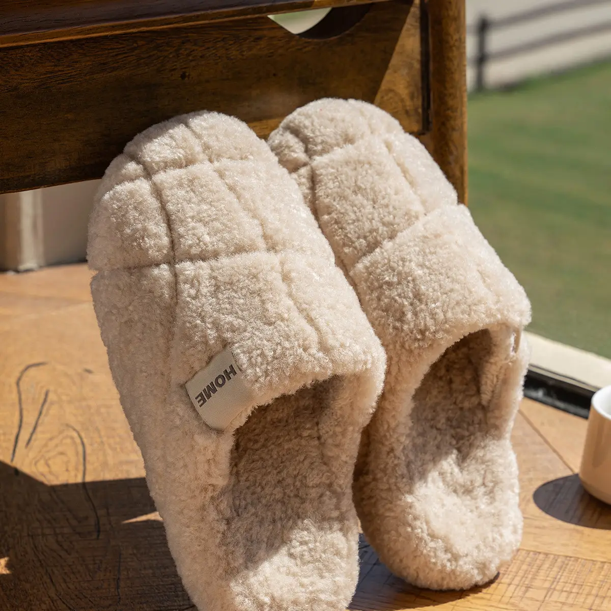Women Winter Plush Cotton Slippers Grey 2025 — feature 13