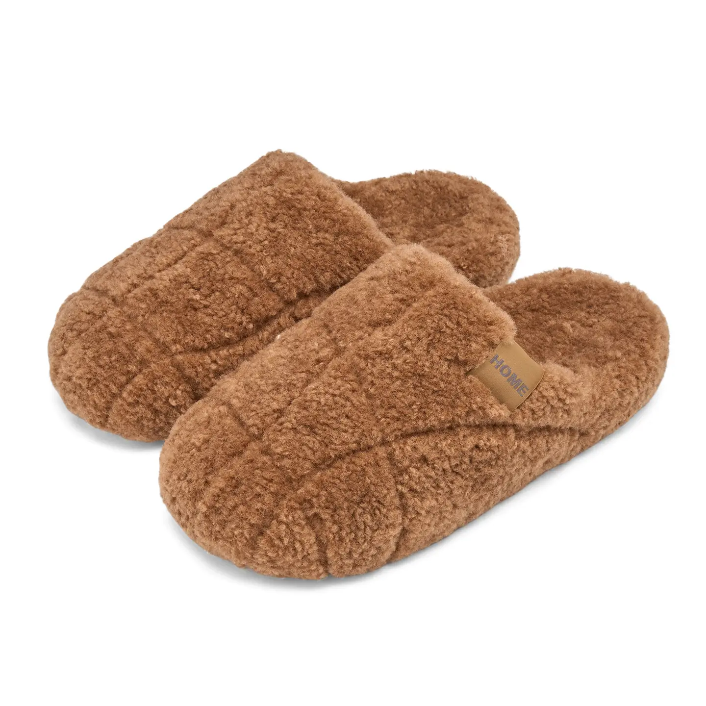 Women Winter Plush Cotton Slippers Grey 2025