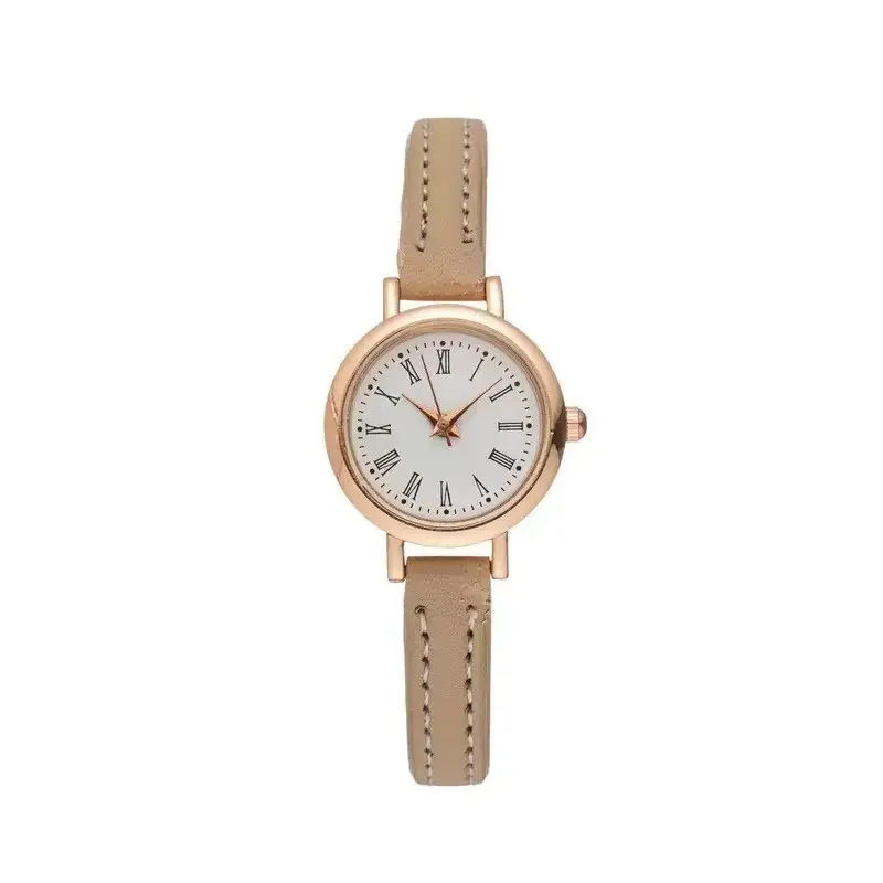Trendy Korean-Style Simple Luxury Fashion Versatile Small Dial Retro Literary Style Watch Wholesale for College Students
