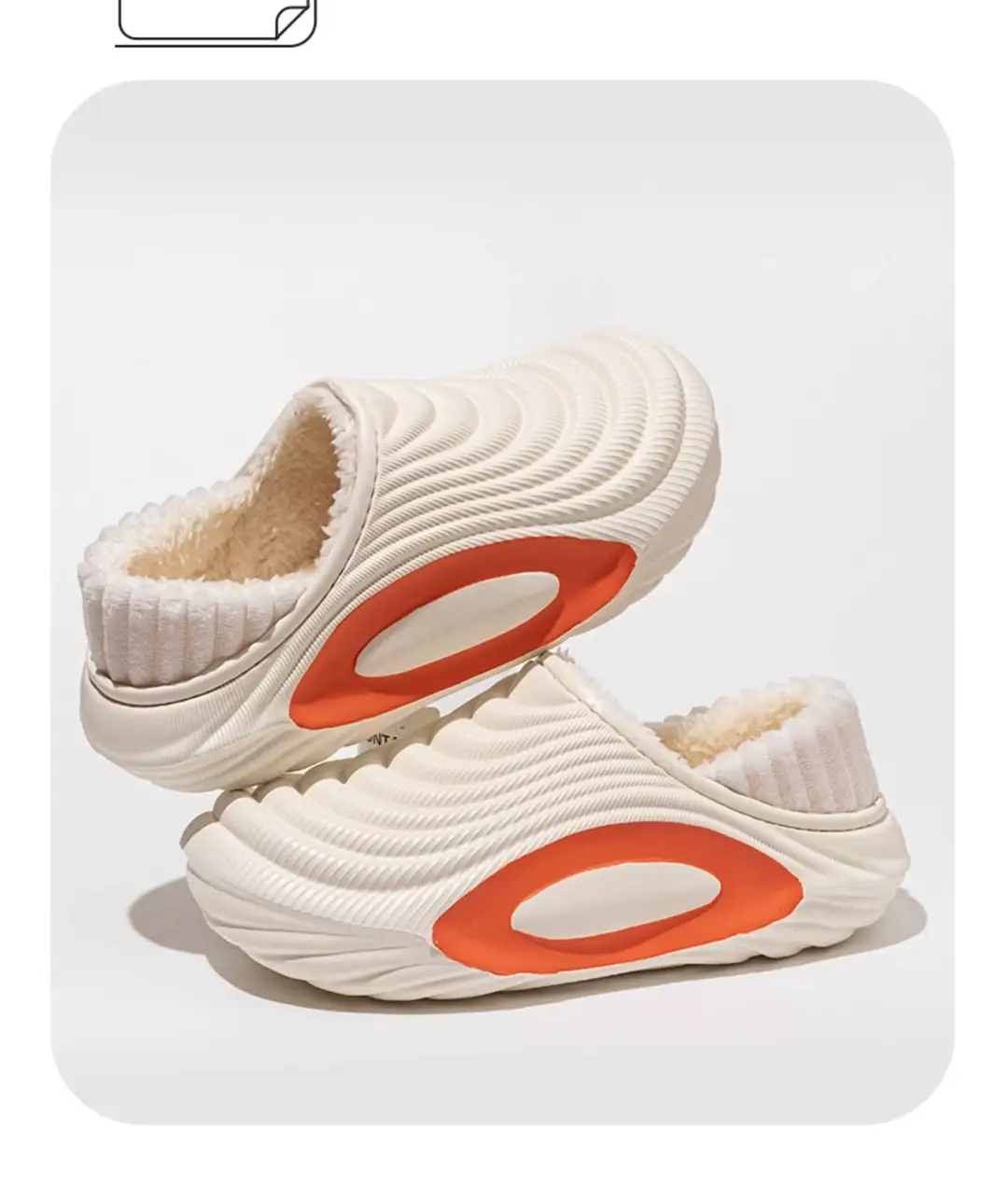 Warm Slippers with Cotton Lining for Women, New Winter Non-Slip Waterproof Plush Home Slippers with a Soft Feel, Maternity Shoes for Men — feature 7