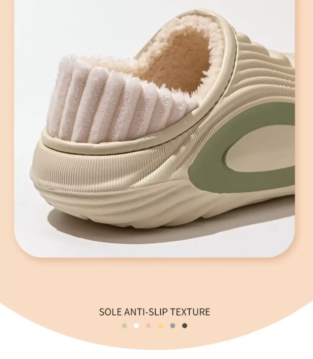 Warm Slippers with Cotton Lining for Women, New Winter Non-Slip Waterproof Plush Home Slippers with a Soft Feel, Maternity Shoes for Men — feature 9