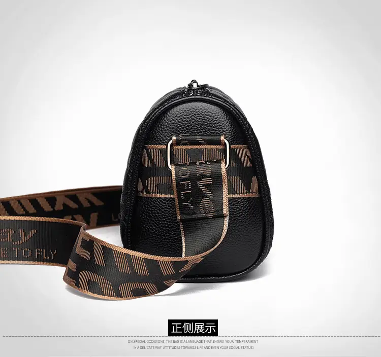 Black Quilted Crossbody Bag for Women Boston Design — feature 19