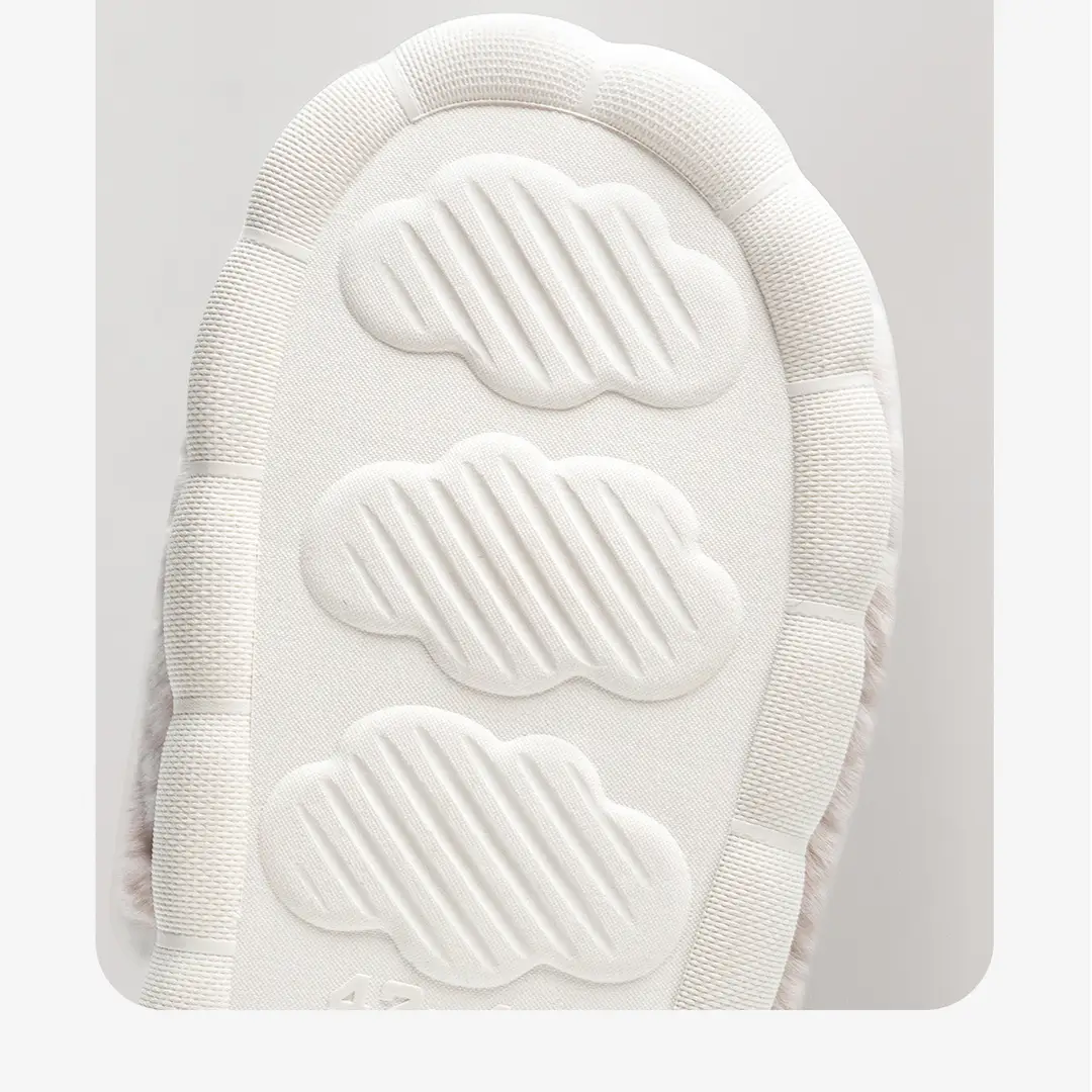Cotton Slippers with Heel Coverage for Indoor Use in Autumn and Winter, Non-Slip and Warm, Couple's Home Use, Plush Cotton Shoes with Heel Coverage for Women — feature 14