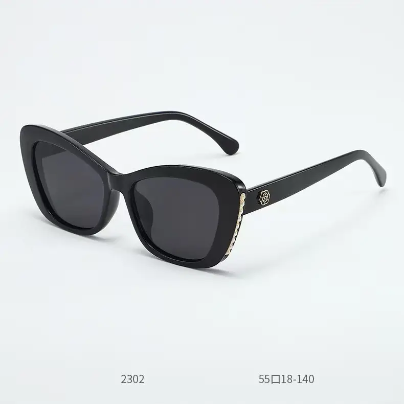 Cat's Eye Pearl Sunglasses Anti-UV Casual European American - Image 8