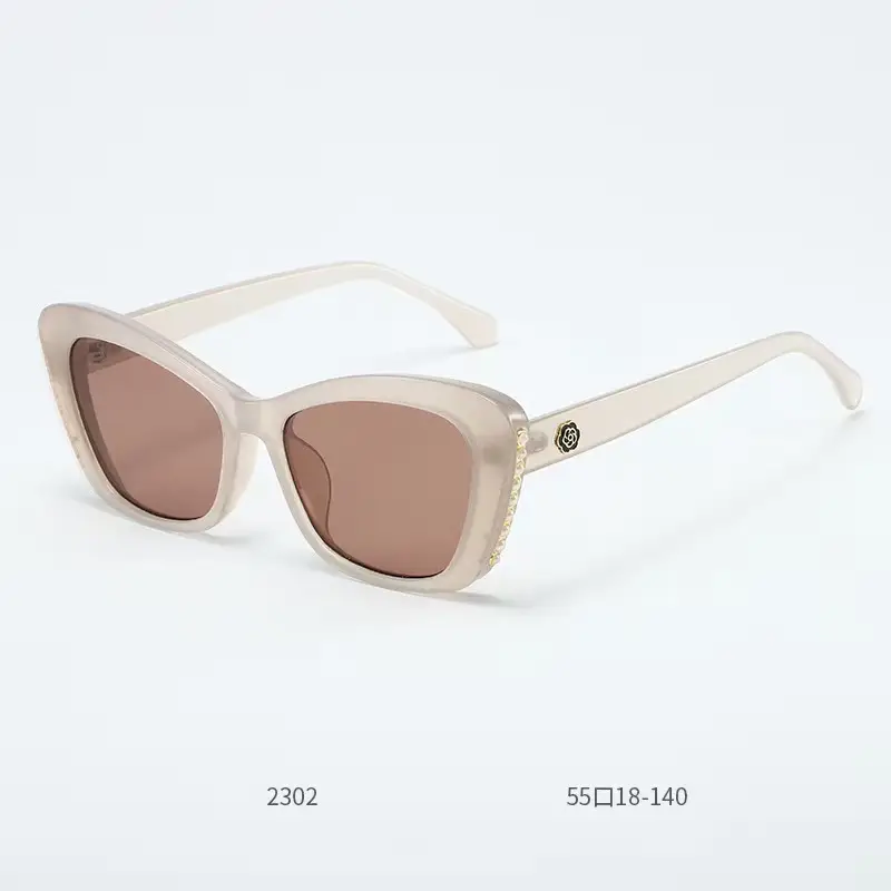 Cat's Eye Pearl Sunglasses Anti-UV Casual European American - Image 11