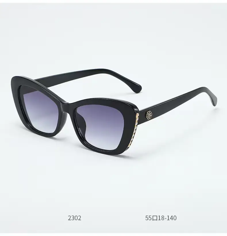 Cat's Eye Pearl Sunglasses Anti-UV Casual European American — feature 15