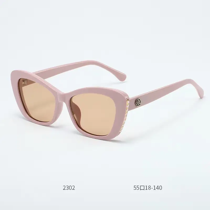 Cat's Eye Pearl Sunglasses Anti-UV Casual European American - Image 6