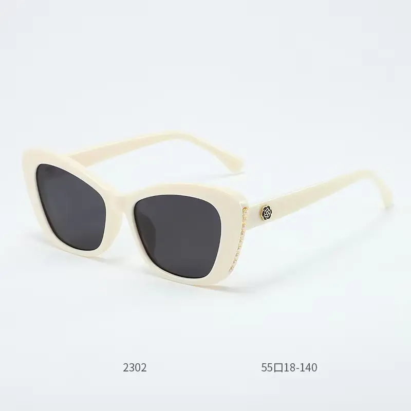 Cat's Eye Pearl Sunglasses Anti-UV Casual European American - Image 7