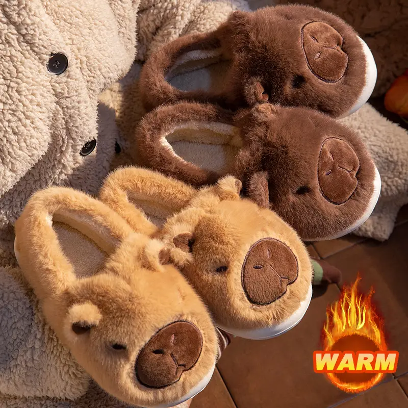 2025 New Kapibara Cotton Slippers for Women - Image 3