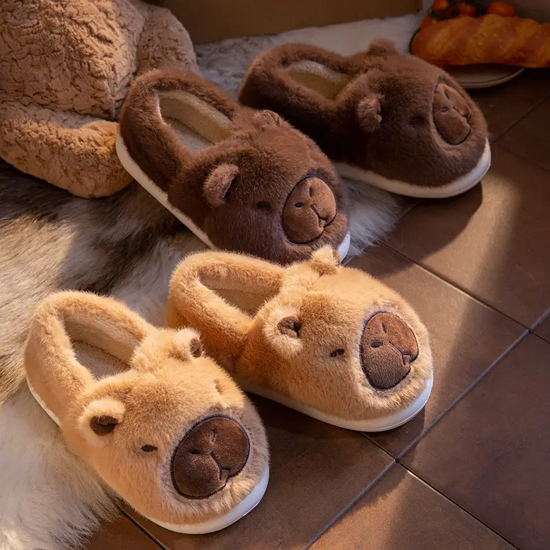 2025 New Kapibara Cotton Slippers for Women - Image 4