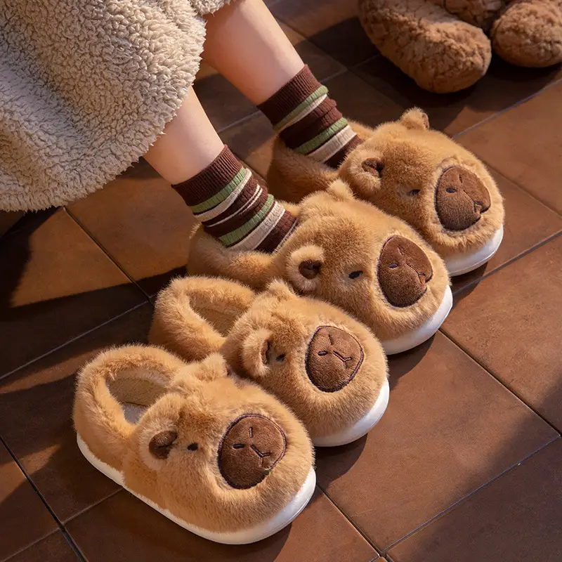 2025 New Kapibara Cotton Slippers for Women - Image 6