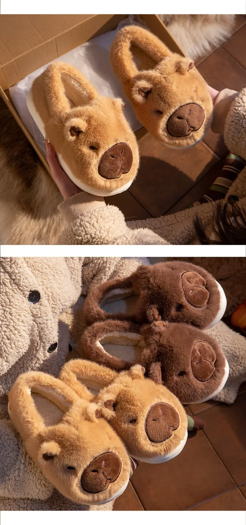 2025 New Kapibara Cotton Slippers for Women — feature 5