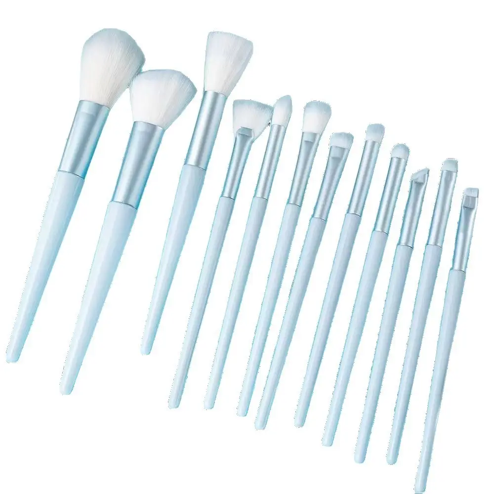 12-Piece Makeup Brush Set for Eyes, Lips, Nose & Detail Work - Image 13