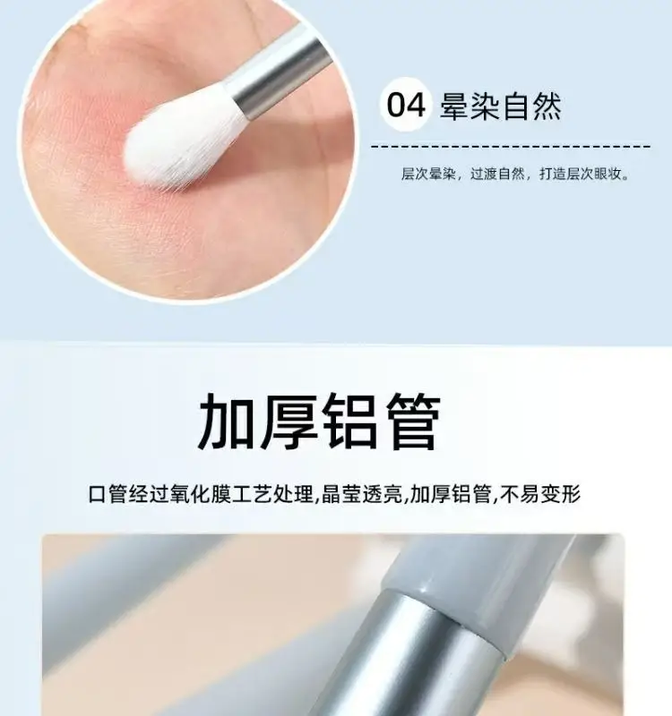 12-Piece Makeup Brush Set for Eyes, Lips, Nose & Detail Work β feature 12