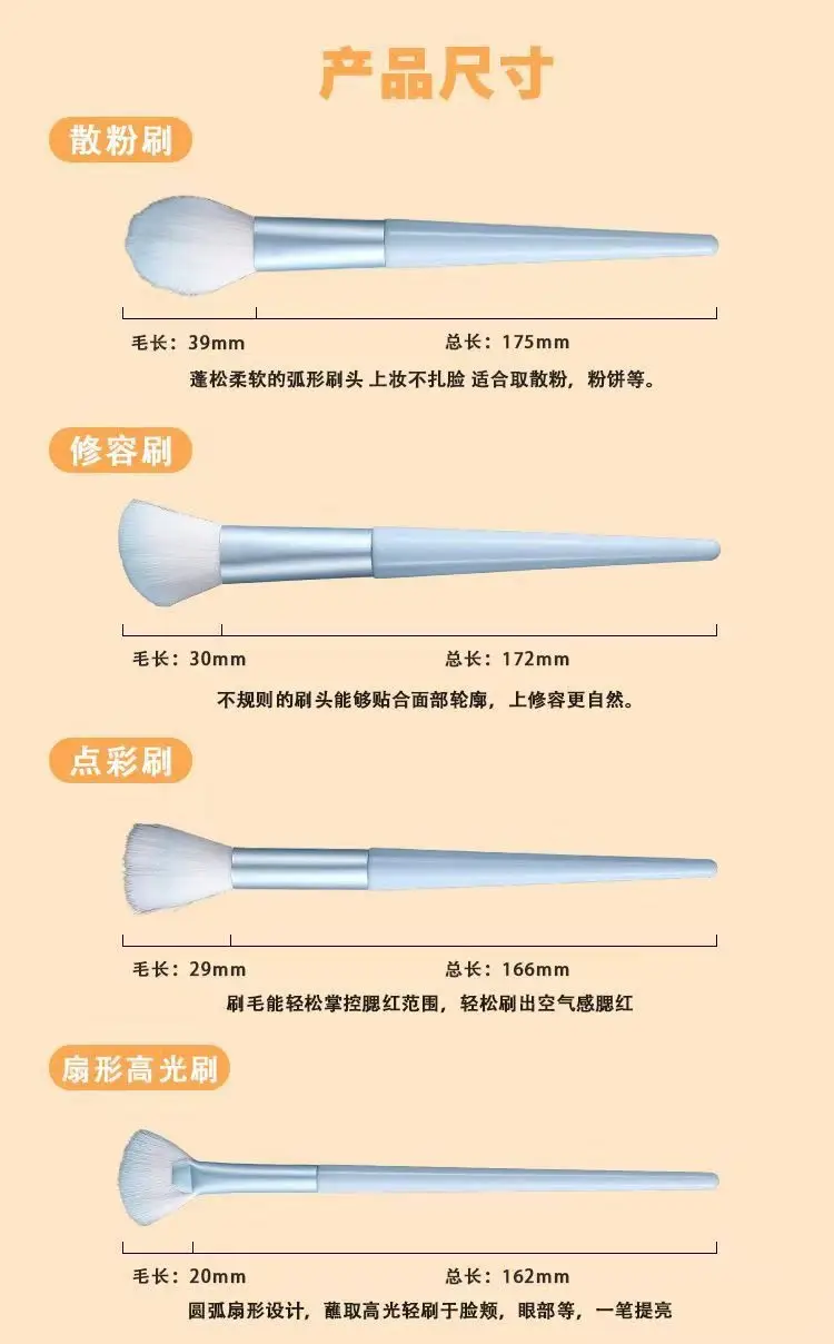 12-Piece Makeup Brush Set for Eyes, Lips, Nose & Detail Work β feature 14