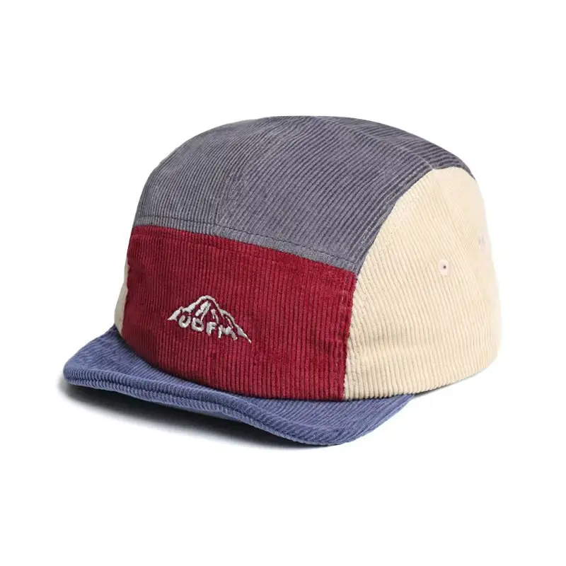Men's Color-Blocked Baseball Cap Spring Summer Face-Slimming