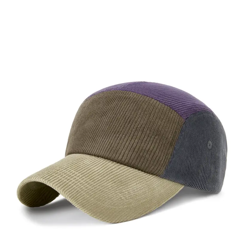 Men's Color-Blocked Baseball Cap Spring Summer Face-Slimming