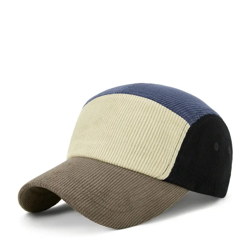 Men's Color-Blocked Baseball Cap Spring Summer Face-Slimming
