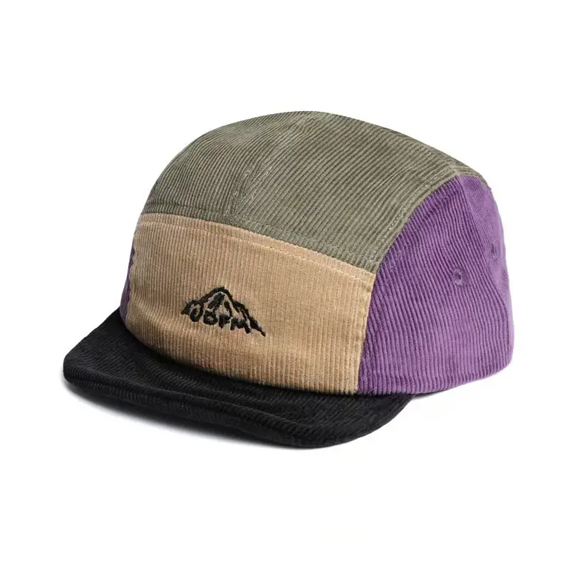 Men's Color-Blocked Baseball Cap Spring Summer Face-Slimming