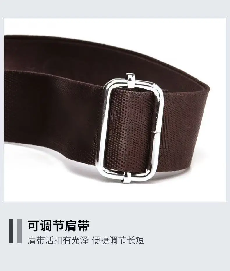Men's Brown Leather Shoulder Bag with Crossbody Strap — feature 33