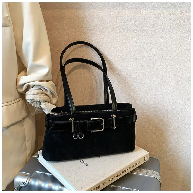 Korean Style Brown Leather Shoulder Bag for Women — feature 22