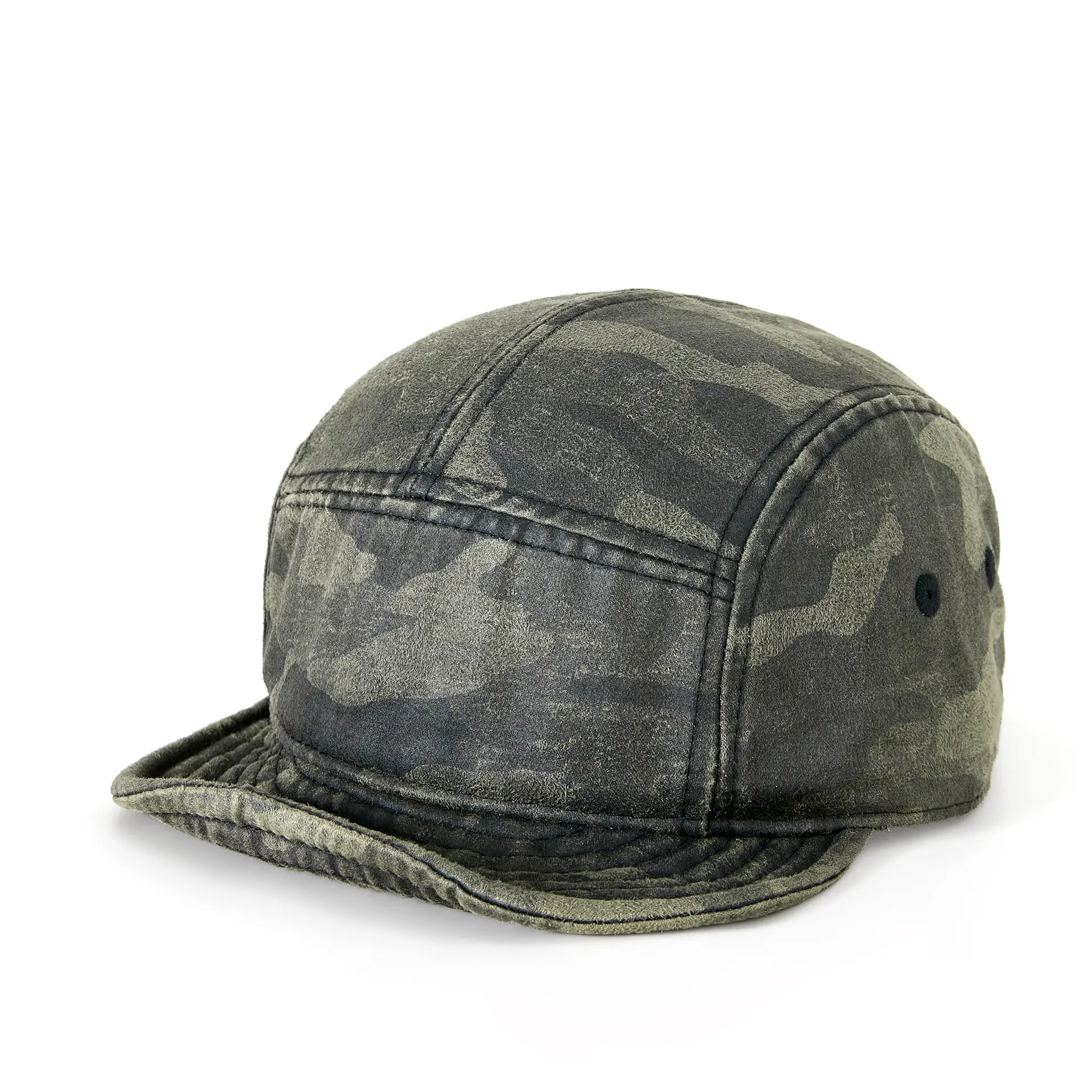 Men's Soft Cotton Camouflage Sun Hat with Breeze Vent - Image 3