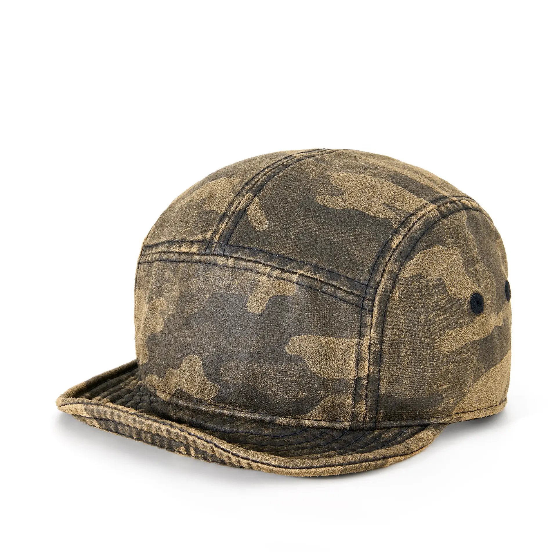 Men's Soft Cotton Camouflage Sun Hat with Breeze Vent - Image 4