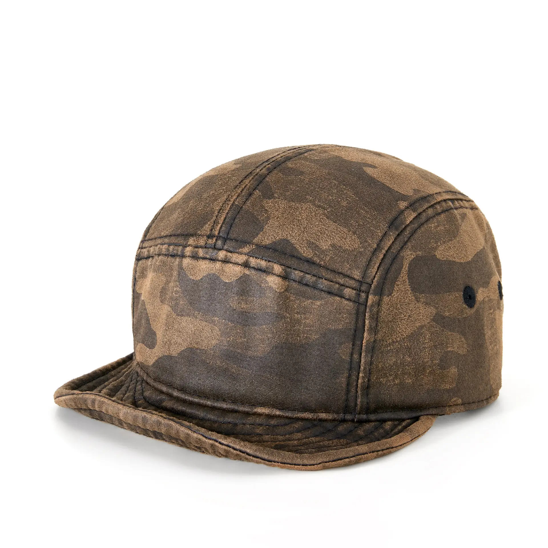 Men's Soft Cotton Camouflage Sun Hat with Breeze Vent - Image 5