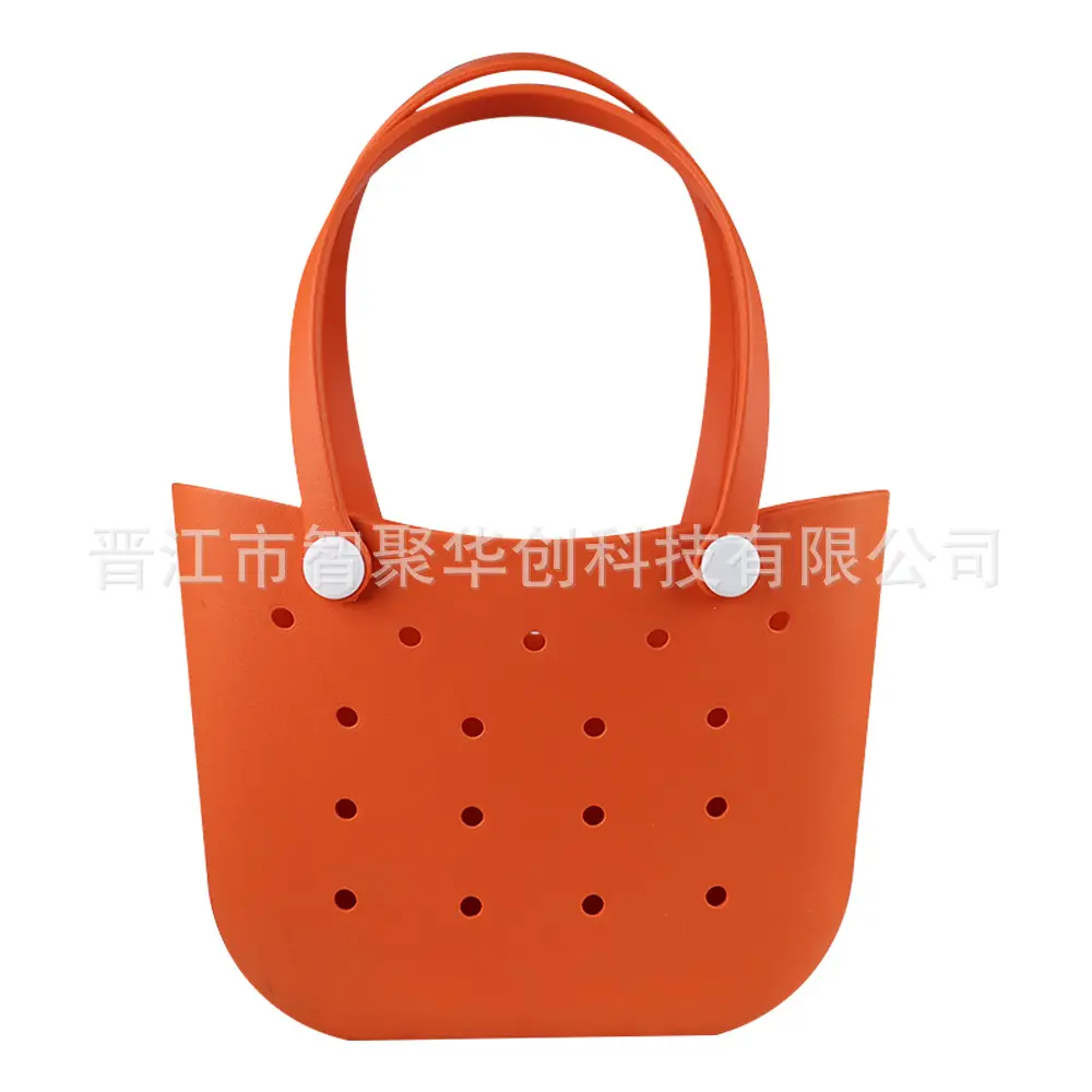 Eva Hole Crescent Bag Green Lightweight Beach Bag