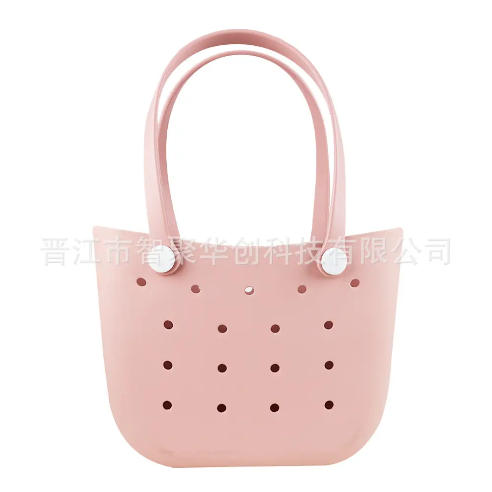 Eva Hole Crescent Bag Green Lightweight Beach Bag