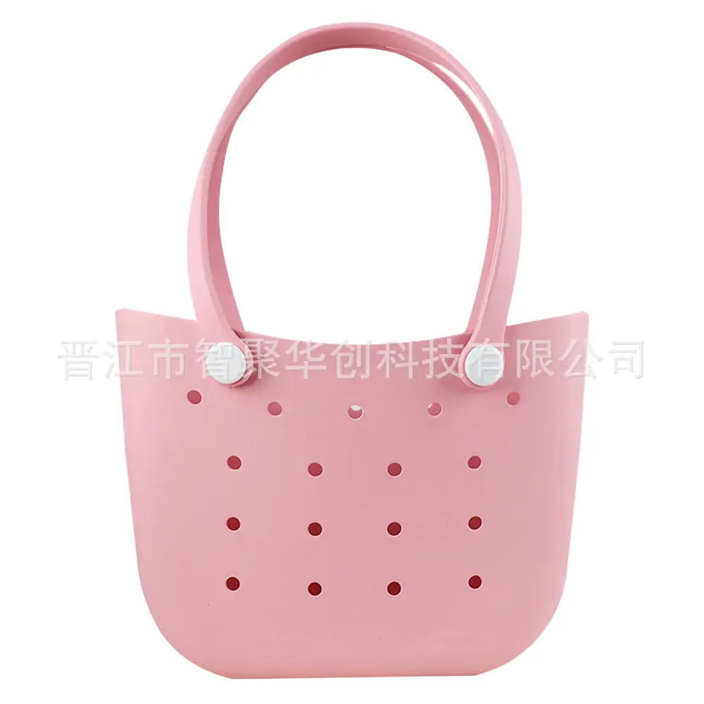 Eva Hole Crescent Bag Green Lightweight Beach Bag