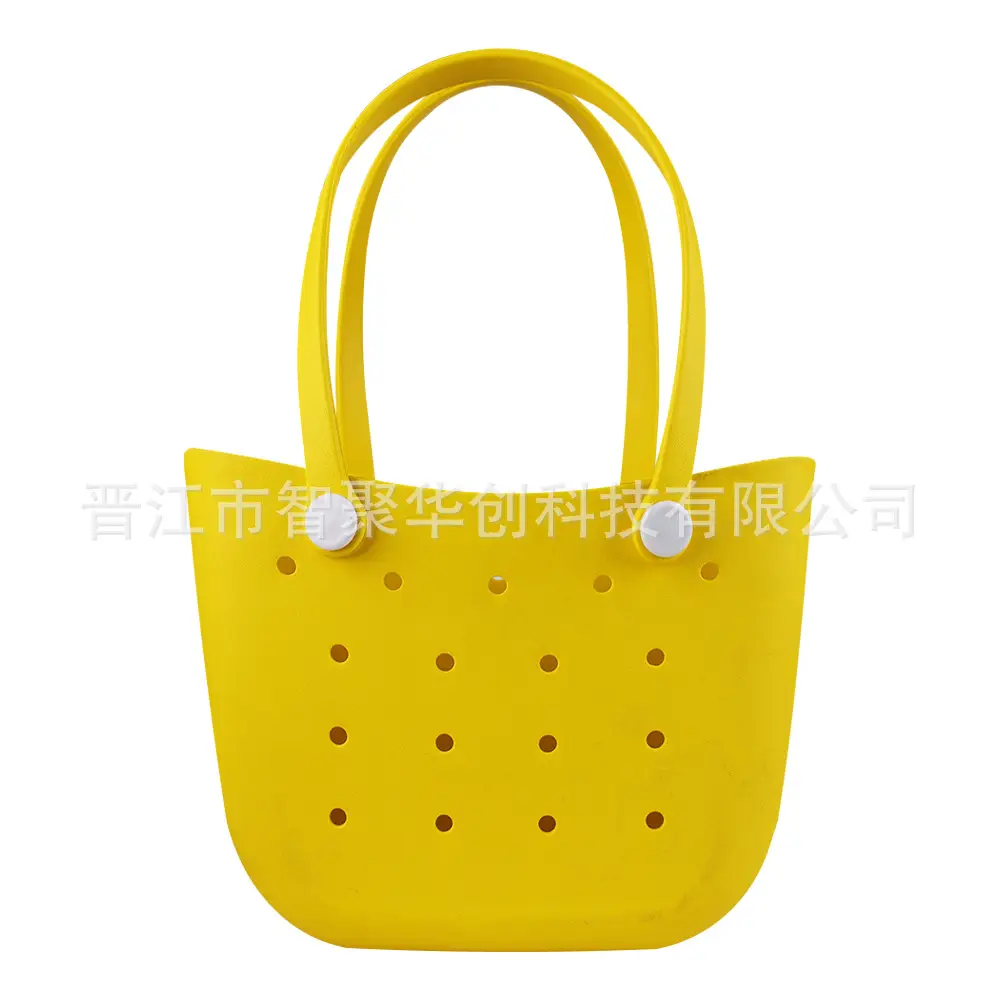 Eva Hole Crescent Bag Green Lightweight Beach Bag