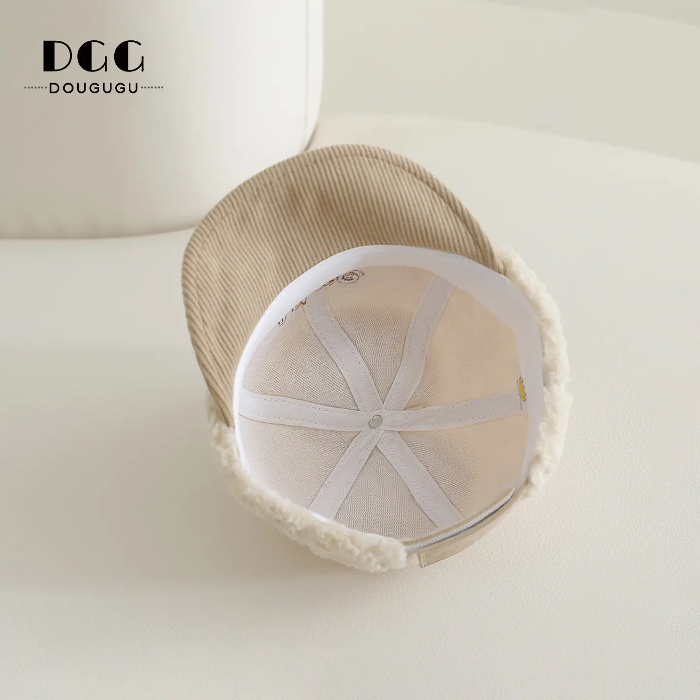 Cute Plush Peaked Hat for Boys Girls Winter - Image 8