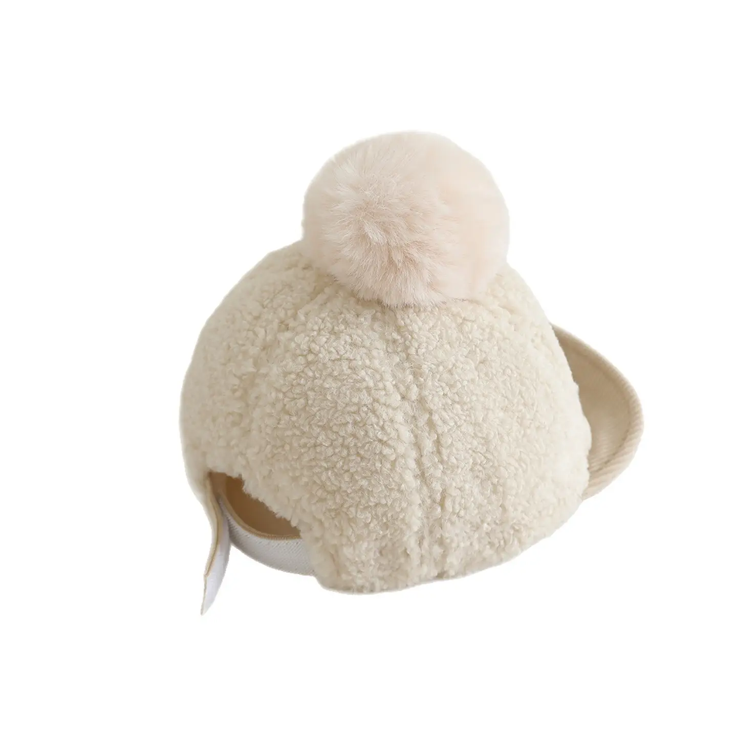 Cute Plush Peaked Hat for Boys Girls Winter - Image 9