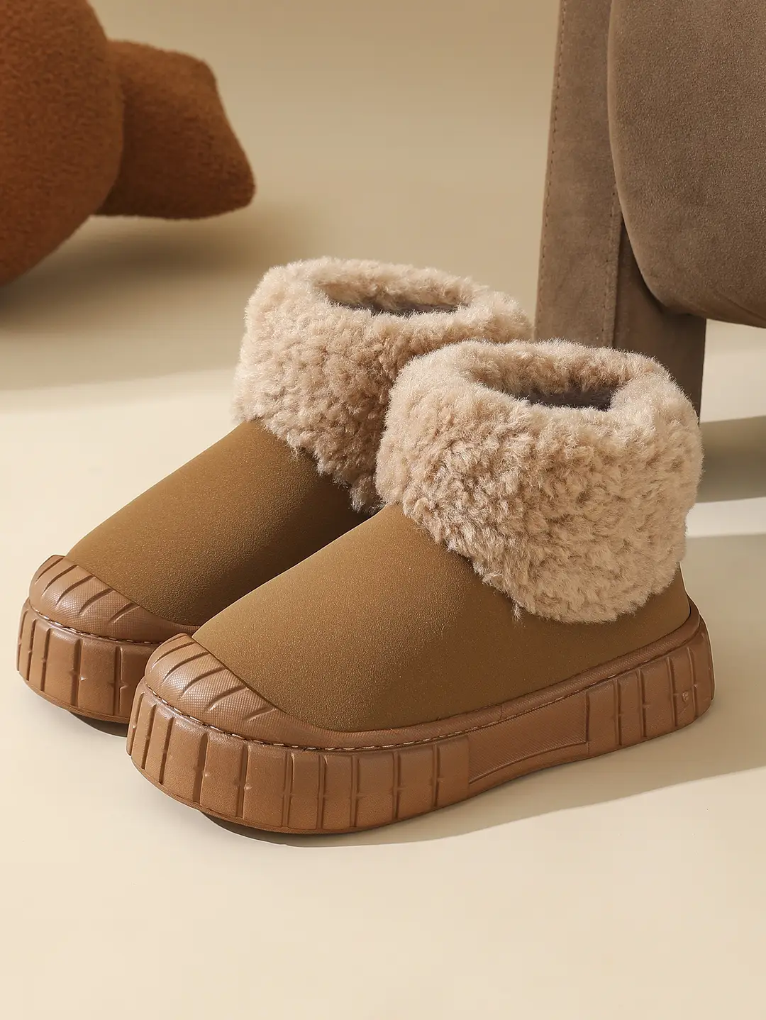 High-Top Snow Boots for Women, 2025 New Winter Style, Fleece-Lined, Thickened, Waterproof, Non-Slip, Northeast-Style Large Cotton Shoes for Women — feature 11