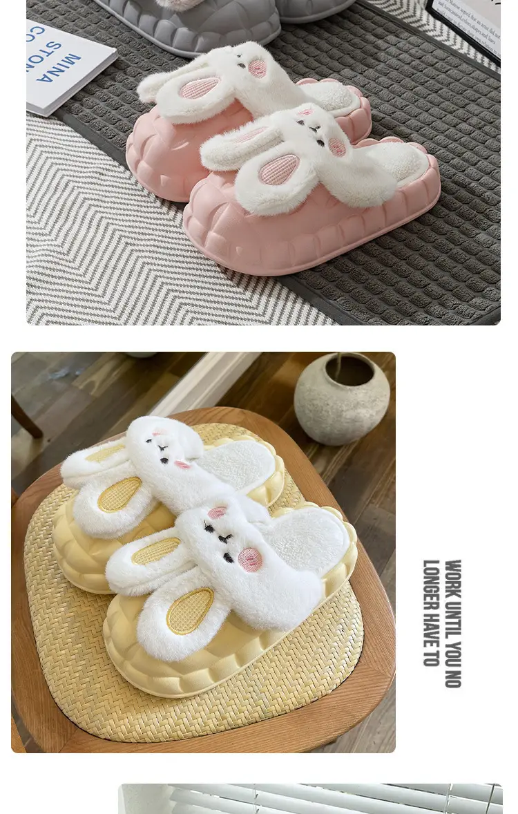 Waterproof Cotton Slippers Men's Removable Winter Home Household Couple Warm Cotton Shoes Winter Cotton Slippers Outer Wear Slippers — feature 12