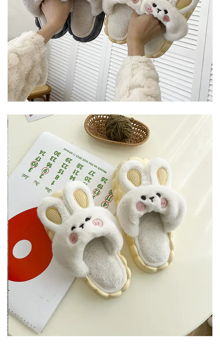 Waterproof Cotton Slippers Men's Removable Winter Home Household Couple Warm Cotton Shoes Winter Cotton Slippers Outer Wear Slippers — feature 15