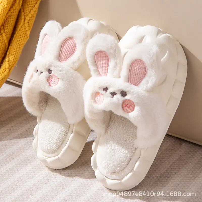 Waterproof Cotton Slippers Men's Removable Winter Home Household Couple Warm Cotton Shoes Winter Cotton Slippers Outer Wear Slippers