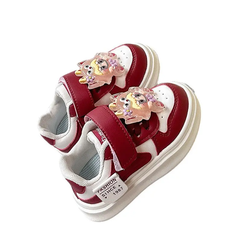 Baby Sneakers White Pink Low Top Lightweight Kids