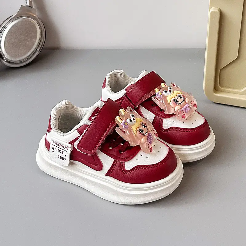 Baby Sneakers White Pink Low Top Lightweight Kids — feature 1