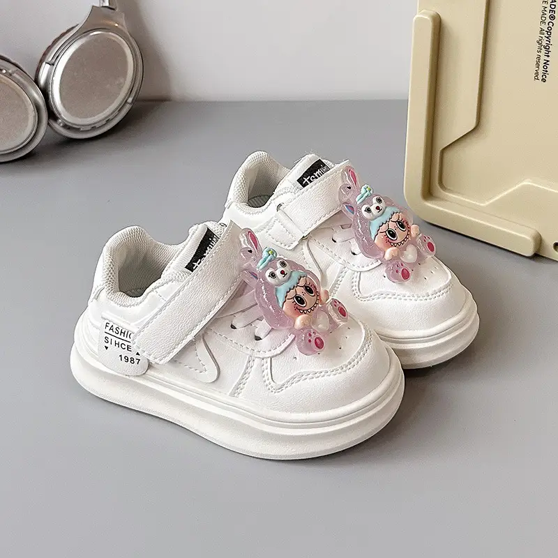 Baby Sneakers White Pink Low Top Lightweight Kids — feature 14