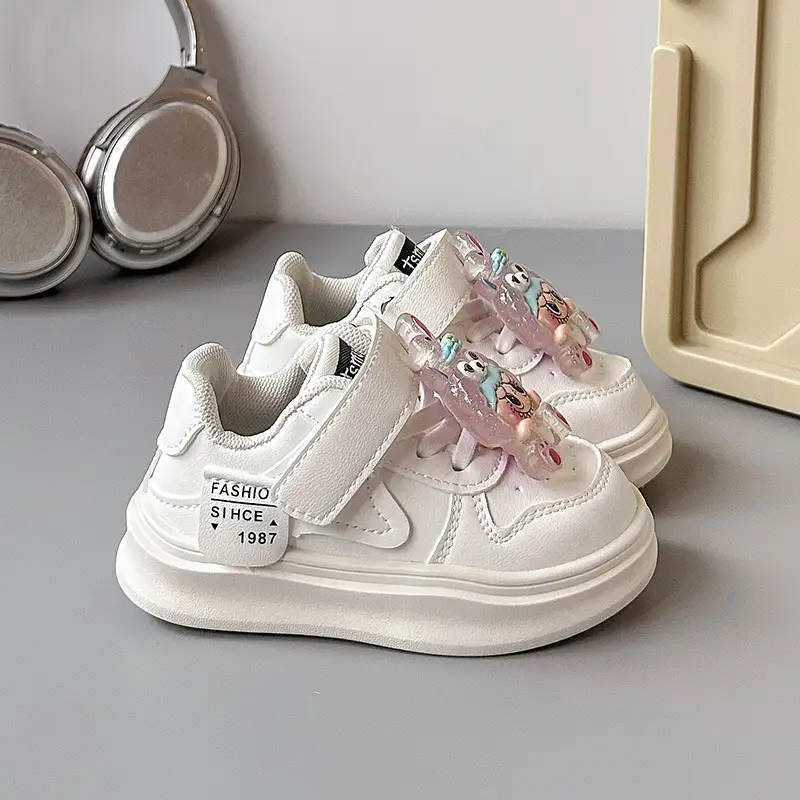 Baby Sneakers White Pink Low Top Lightweight Kids — feature 15