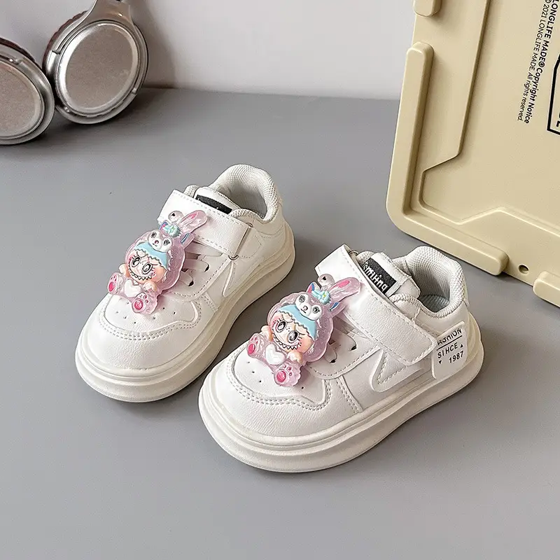 Baby Sneakers White Pink Low Top Lightweight Kids — feature 16