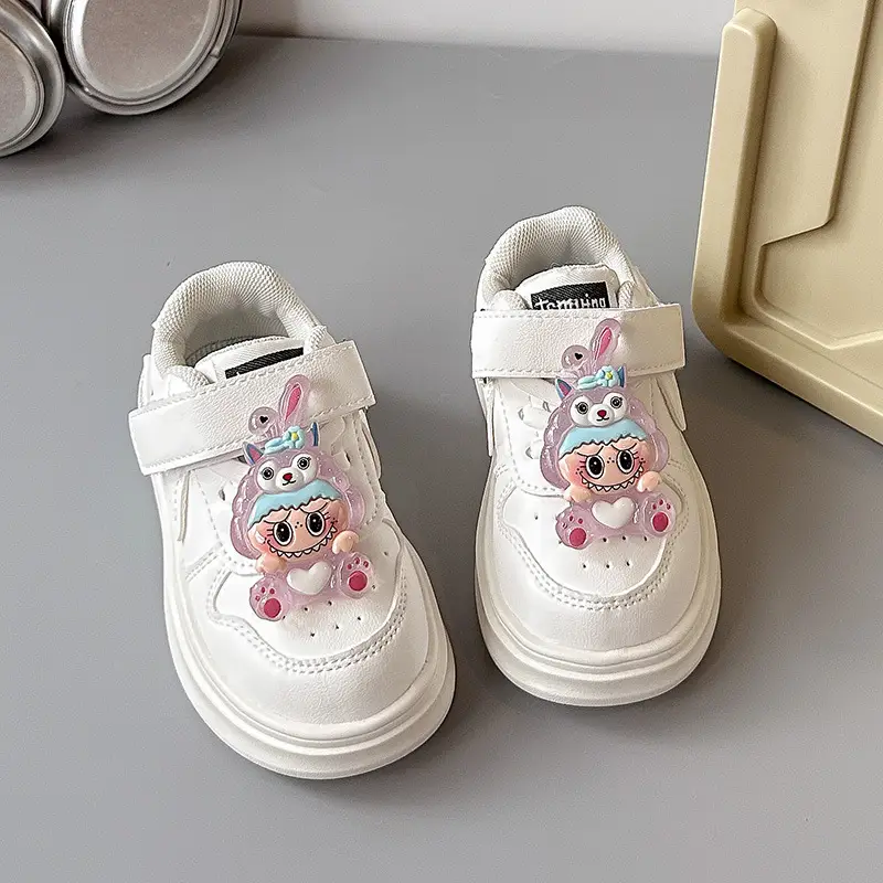 Baby Sneakers White Pink Low Top Lightweight Kids — feature 17