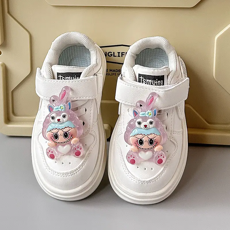 Baby Sneakers White Pink Low Top Lightweight Kids — feature 19