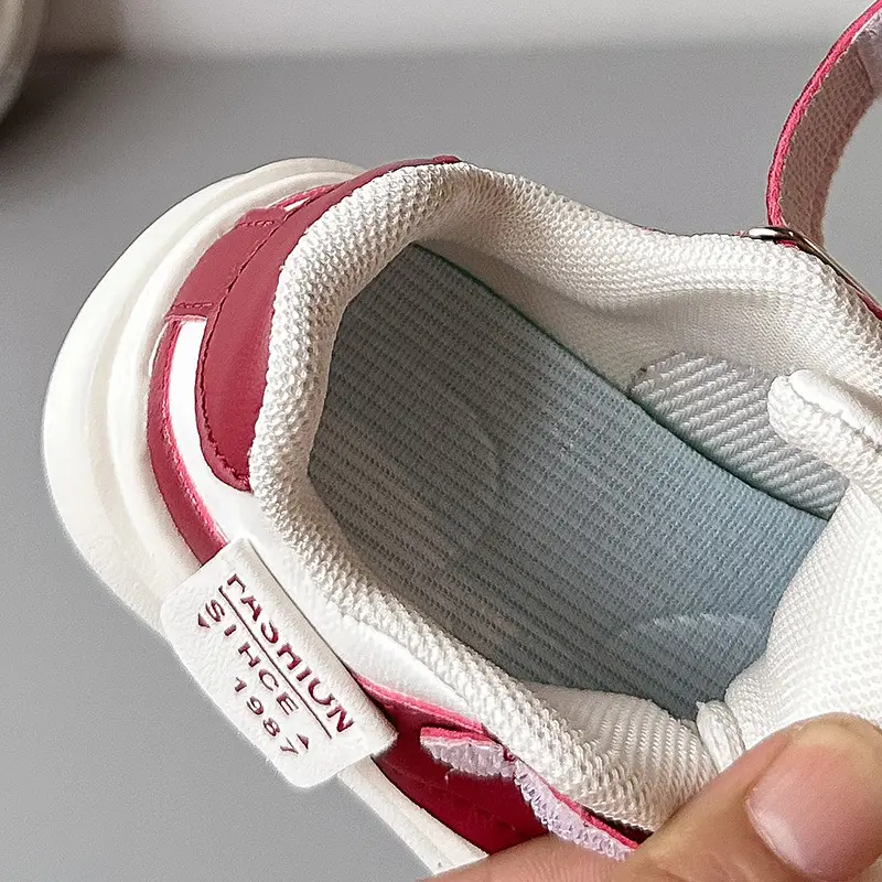 Baby Sneakers White Pink Low Top Lightweight Kids — feature 23