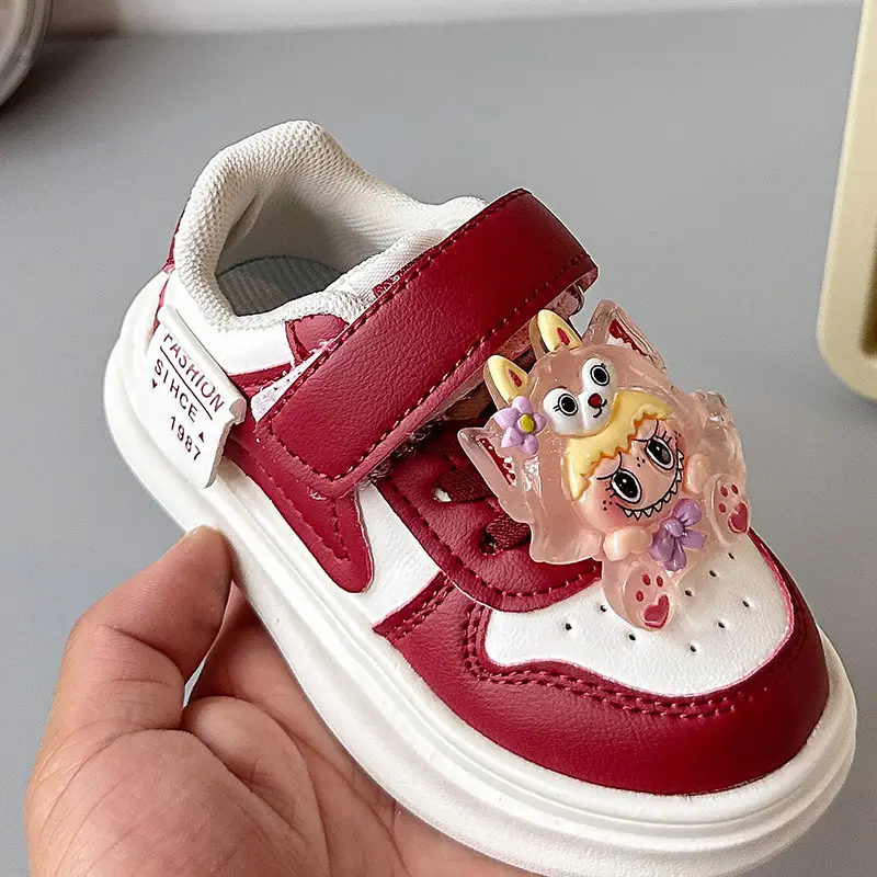 Baby Sneakers White Pink Low Top Lightweight Kids — feature 24