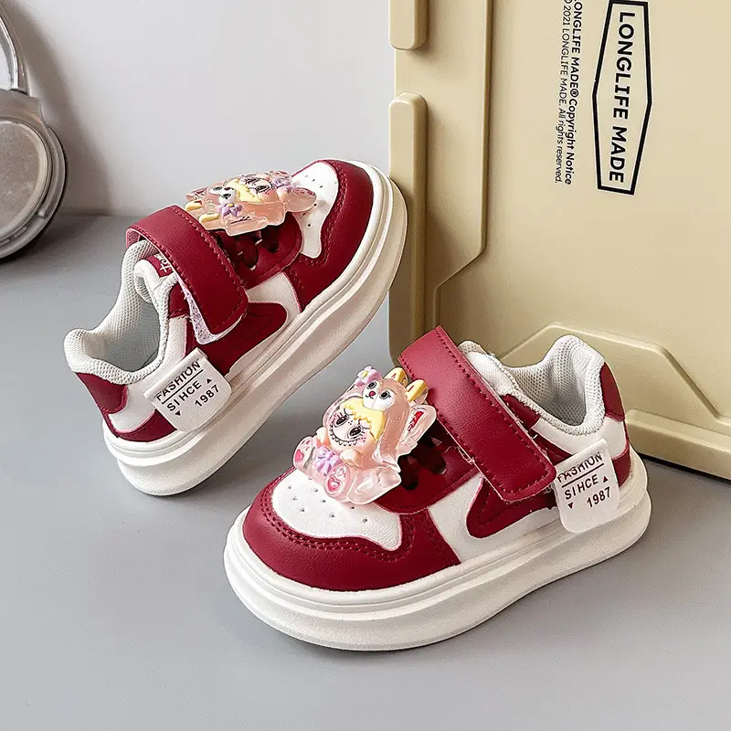 Baby Sneakers White Pink Low Top Lightweight Kids — feature 4