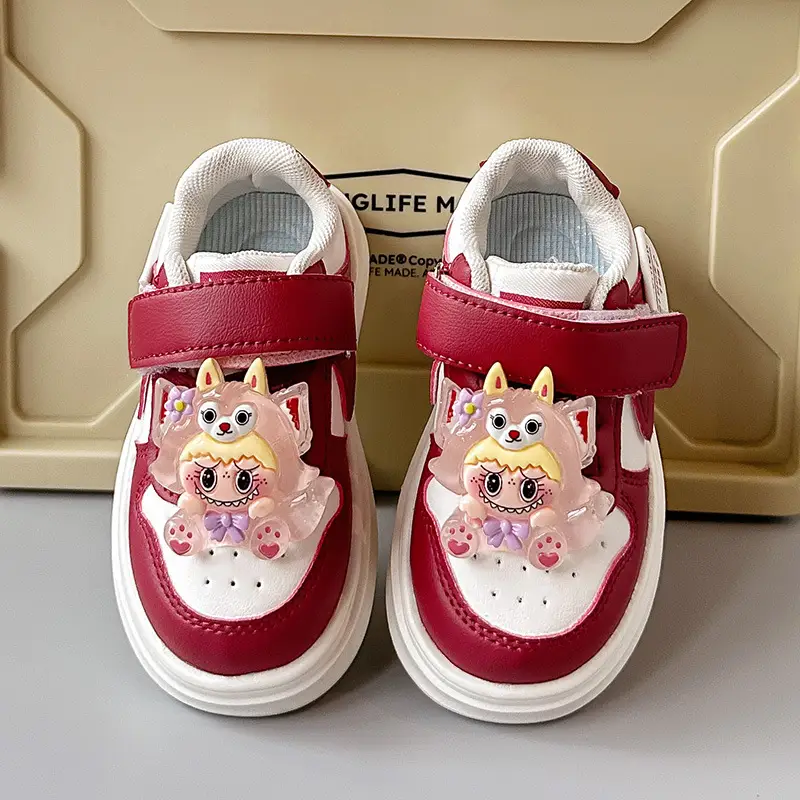Baby Sneakers White Pink Low Top Lightweight Kids — feature 5
